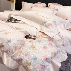 91家纺网 家纺一手货源 找家纺 （总）星蕴家纺 2026新款澳棉正宗长绒棉四件套-诺兰,西柚粉,优雅紫,幸运兰,白拼玉