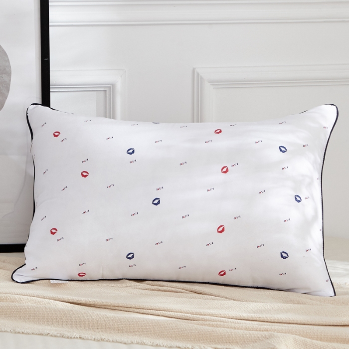 91家纺网 家纺一手货源 找家纺 （总）新品 兴丝露枕芯 特价舒适枕 磨毛印花枕芯 羽丝枕 学生枕 高枕48x74cm 高弹舒适枕