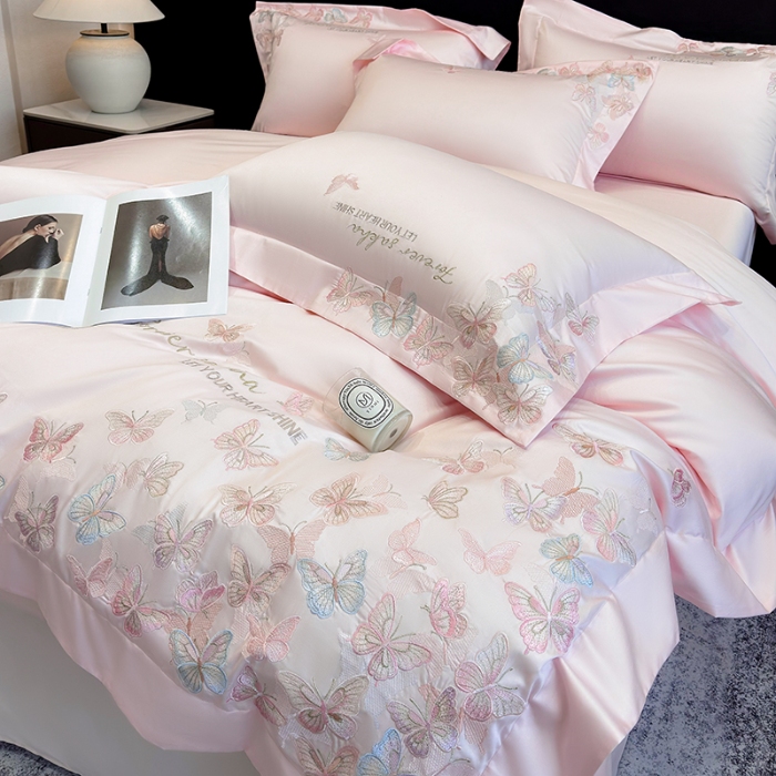 91家纺网 家纺一手货源 找家纺 （总）星蕴家纺 2026新款双股贡缎长绒棉四件套-挚爱