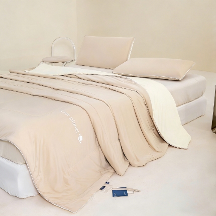 91家纺网 家纺一手货源 找家纺 （总）高克重凉感丝夏被亚朵类似深睡眠凉感夏被 空调被 夏凉被 夏被 夏被