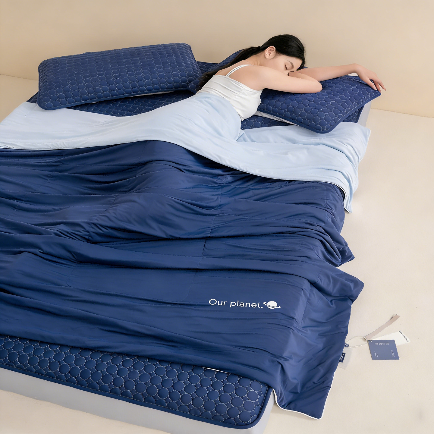 91家纺网 家纺一手货源 找家纺 （总）高克重凉感丝夏被亚朵类似深睡眠凉感夏被 空调被 夏凉被 夏被 夏被