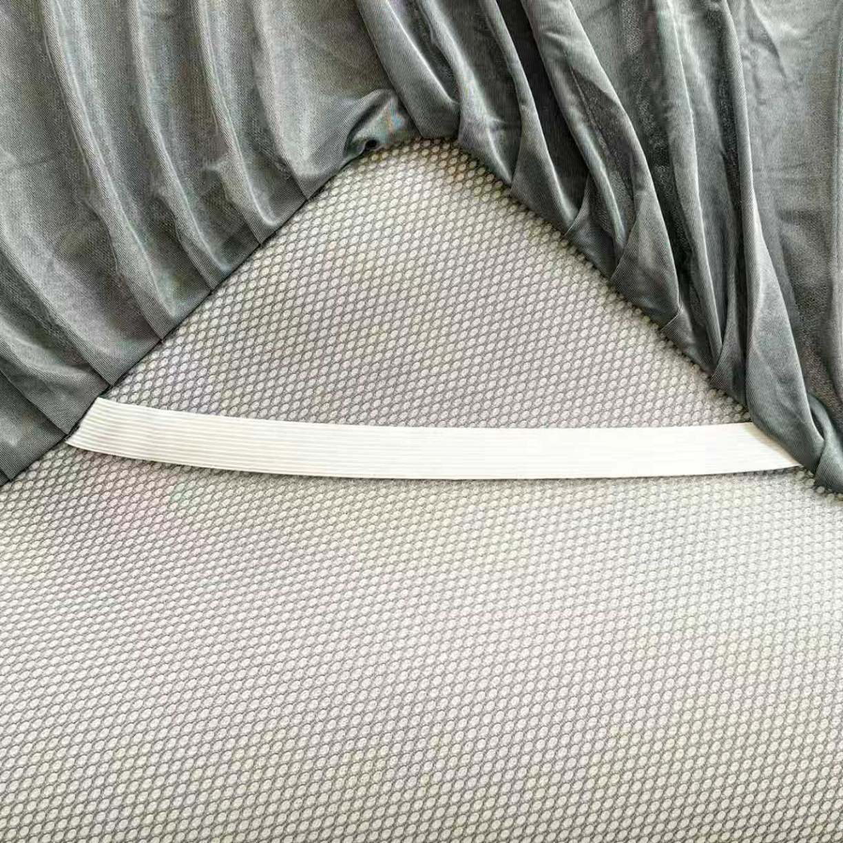 91家纺网 家纺一手货源 找家纺 （总）2026新款花边床裙款冰丝凉席套件配凉感丝同款夏被四件套可机洗软席三件套