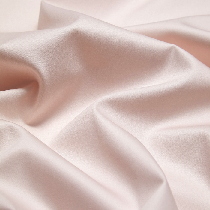 91家纺网 家纺一手货源 找家纺 100支皇妃缎100%全棉烫片纯色四件套长绒棉 永恒玉粉