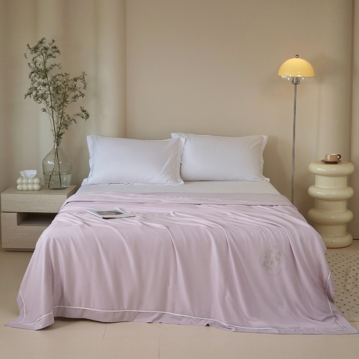 91家纺网 家纺一手货源 找家纺 （总）100%竹纤维夏被100%桑蚕丝填充