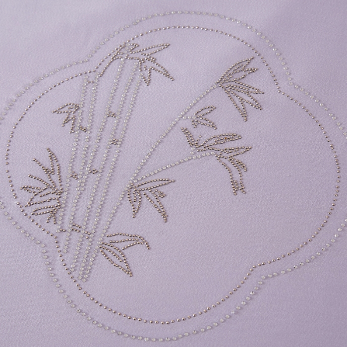 91家纺网 家纺一手货源 找家纺 100%竹纤维夏被100%桑蚕丝填充 云雾紫