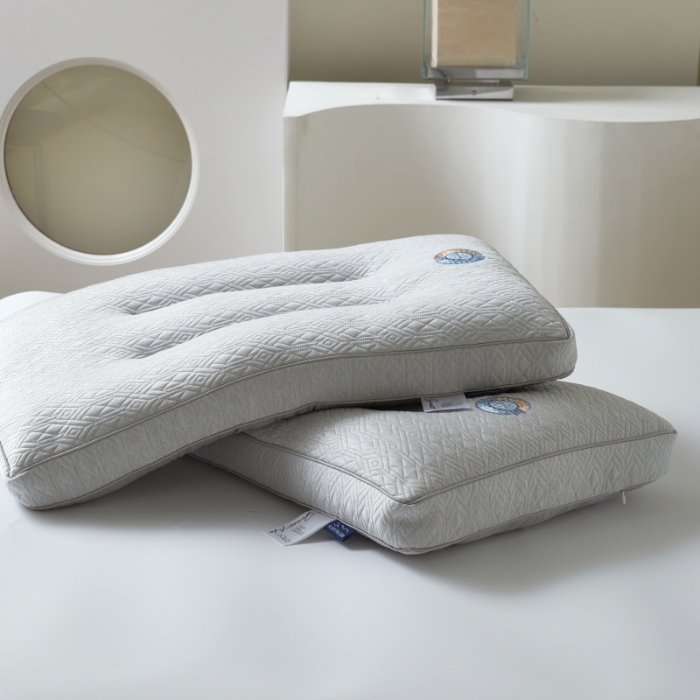 91家纺网 家纺一手货源 找家纺 （总）2026新款  清凉透气决明子护颈枕芯枕头 冰爽决明子凉感按摩成人枕芯学生枕头