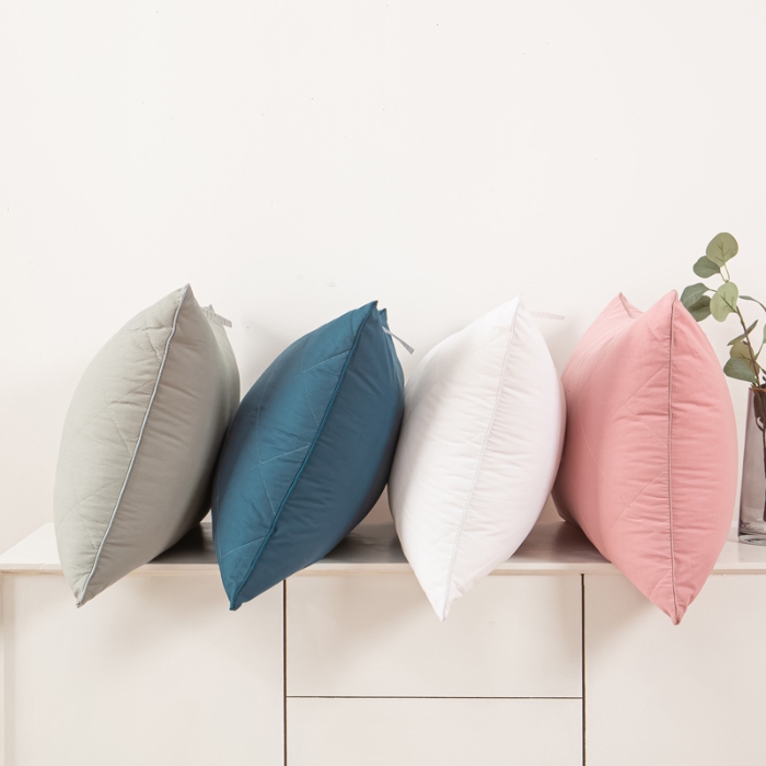 91家纺网 家纺一手货源 找家纺 （总）兴丝露枕芯 亲肤绗绣枕芯 羽丝枕 立体枕 双边枕芯 舒适枕 中高枕 枕头