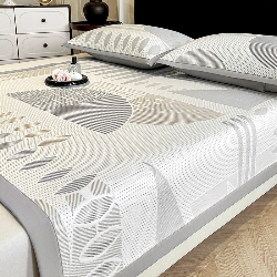 91家纺网 家纺一手货源 找家纺 （总）宜派家纺  2026新款PE凉感席床单款凉席床笠款冰丝席空调席子夏季凉感丝,几何-粉,几何-灰,几何-绿,几何-蓝