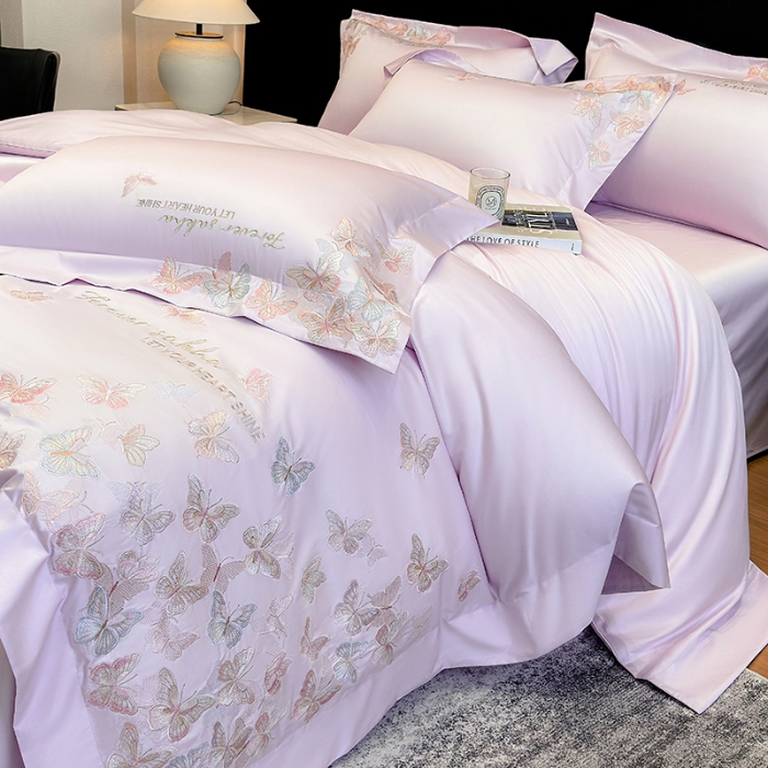 91家纺网 家纺一手货源 找家纺 （总）星蕴家纺 2026新款双股贡缎长绒棉四件套-挚爱