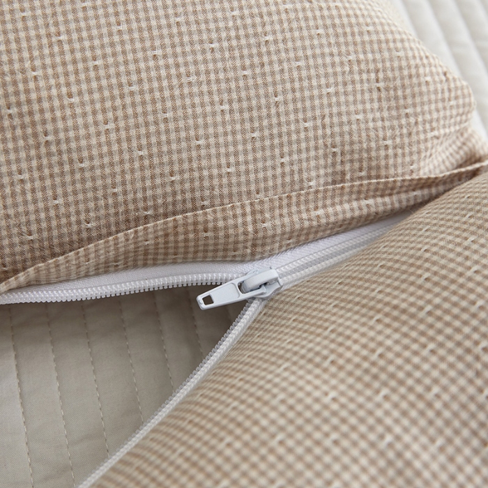 91家纺网 家纺一手货源 找家纺 （总）2026新款   全棉条纹生态荞麦组合枕三角牵引组合枕头枕芯