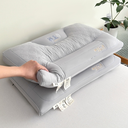 91家纺网 家纺一手货源 找家纺 亲肤荞麦两用枕芯 荞麦枕 羽丝枕 护颈枕头 荞麦两用护颈枕 