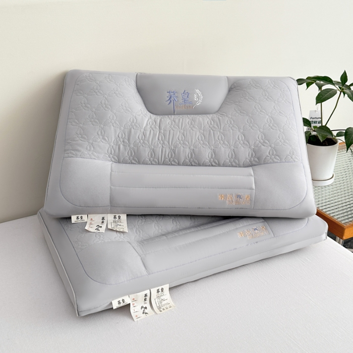 91家纺网 家纺一手货源 找家纺 亲肤荞麦两用枕芯 荞麦枕 羽丝枕 护颈枕头 荞麦两用护颈枕 