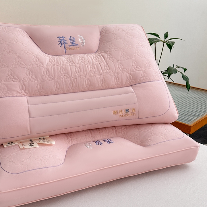 91家纺网 家纺一手货源 找家纺 亲肤荞麦两用枕芯 荞麦枕 羽丝枕 护颈枕头 荞麦两用护颈枕 