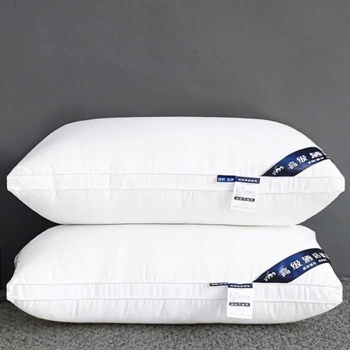 91家纺网 家纺一手货源 找家纺 （总）兴丝露枕芯 全棉酒店枕 羽丝枕 双边立体枕 单人枕芯 全棉枕头 全棉枕芯