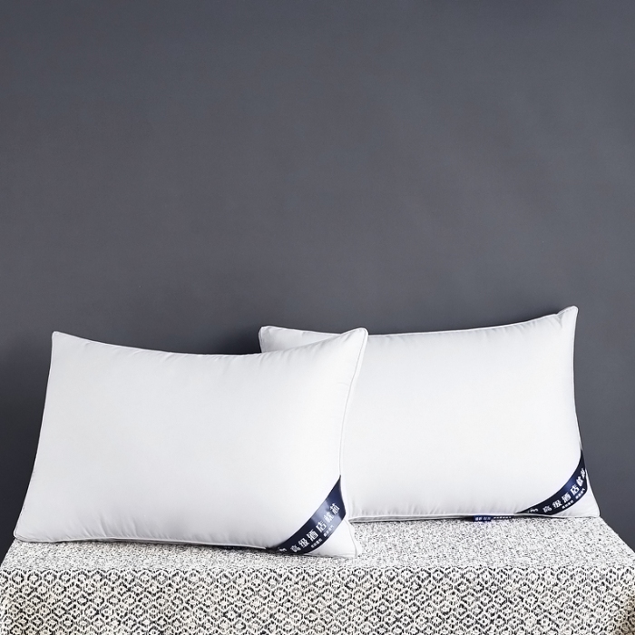 91家纺网 家纺一手货源 找家纺 （总）兴丝露枕芯 全棉酒店枕 羽丝枕 双边立体枕 单人枕芯 全棉枕头 全棉枕芯