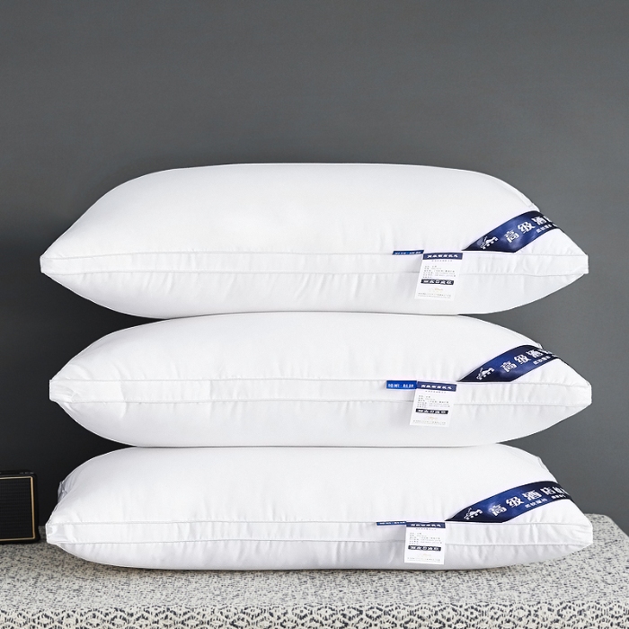 91家纺网 家纺一手货源 找家纺 （总）兴丝露枕芯 全棉酒店枕 羽丝枕 双边立体枕 单人枕芯 全棉枕头 全棉枕芯