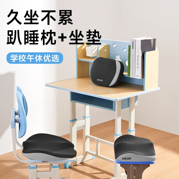 91家纺网 家纺一手货源 找家纺 （总）仁宇枕业 2026新款新品枕头枕芯柔顺丝学生上班趴睡午睡午休记忆头枕记忆坐垫2件套