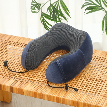 91家纺网 家纺一手货源 找家纺 （总）天之悦家纺 2026双峰U型枕记忆棉慢回弹可拆洗驼峰u型枕护颈枕 