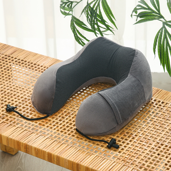 91家纺网 家纺一手货源 找家纺 （总）天之悦家纺 2026双峰U型枕记忆棉慢回弹可拆洗驼峰u型枕护颈枕 