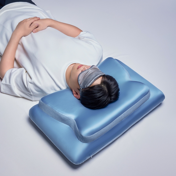 91家纺网 家纺一手货源 找家纺 （总）2026新款  蝶翼牵引记忆棉枕芯枕头  慢回弹深睡蝶形记忆枕芯 护颈颈椎按摩记忆枕芯枕头