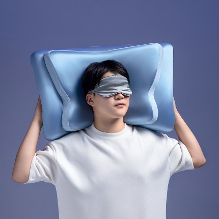 91家纺网 家纺一手货源 找家纺 （总）2026新款  蝶翼牵引记忆棉枕芯枕头  慢回弹深睡蝶形记忆枕芯 护颈颈椎按摩记忆枕芯枕头