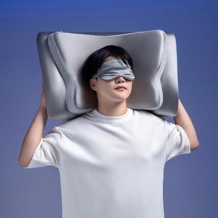 91家纺网 家纺一手货源 找家纺 （总）2026新款  蝶翼牵引记忆棉枕芯枕头  慢回弹深睡蝶形记忆枕芯 护颈颈椎按摩记忆枕芯枕头