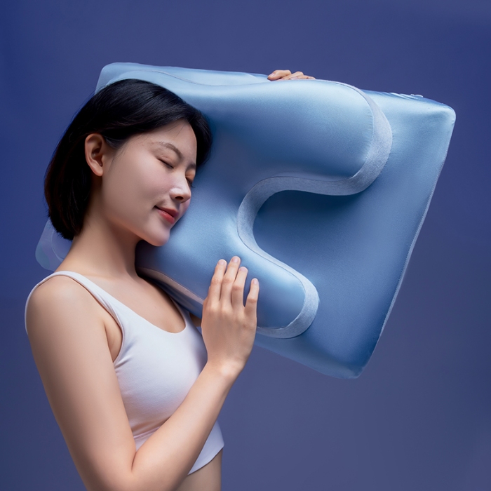 91家纺网 家纺一手货源 找家纺 （总）2026新款 全新升级双C小香记忆棉枕芯枕头  颈椎按摩护颈慢回弹枕芯成人枕头