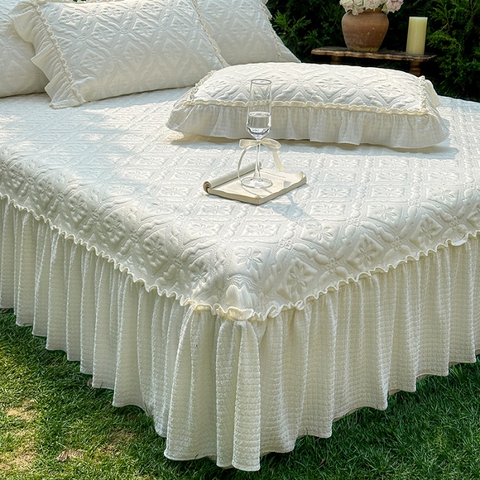 91家纺网 家纺一手货源 找家纺 （总）乐朵家居 2026新款 蒂梵朵（复合） 凉豆豆 凉席三件套