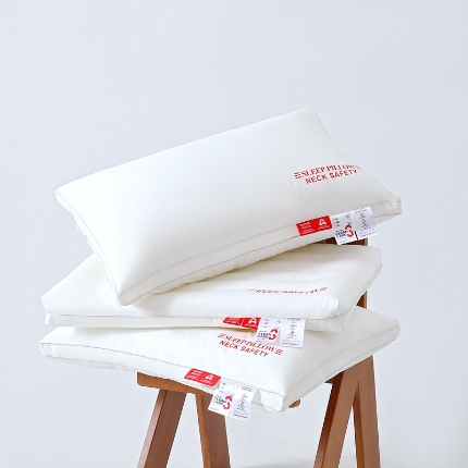 （总）新款A类全棉三防枕护颈枕头枕芯防水防油防污