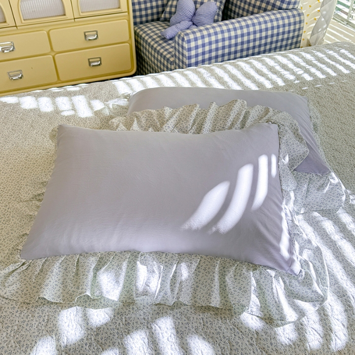 91家纺网 家纺一手货源 找家纺 苏米娜家纺SUMINA 2026新款春夏超柔纯棉水洗棉木棉云朵棉床盖款四件套-艾洛花园系列 艾洛花园-晴 川兰