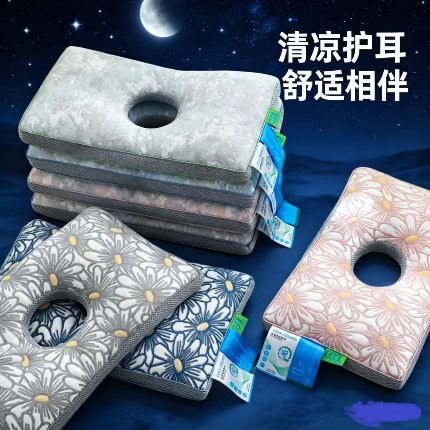 91家纺网 家纺一手货源 找家纺 （总）仁宇枕业2025新款新品 全棉简约款砂洗面包枕头水洗棉全荞麦颈椎枕头枕芯