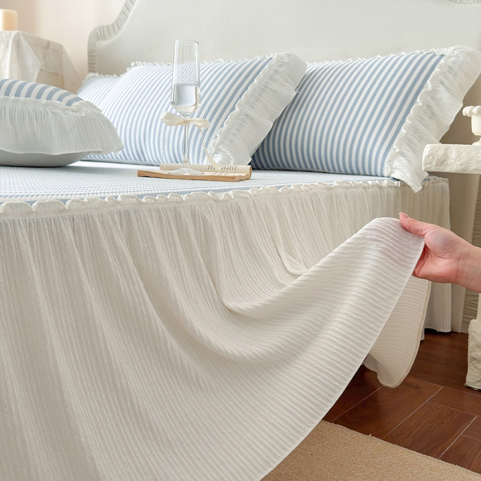 91家纺网 家纺一手货源 找家纺 （总）乐朵家居 2026新款 爱丽丝（加厚复合） 凉豆豆凉席三件套