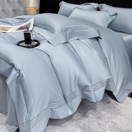 91家纺网 家纺一手货源 找家纺 （总）星蕴家纺 2026新款贡缎新疆长绒棉四件套-千寻