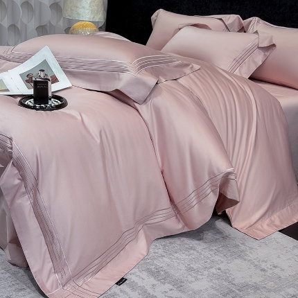 91家纺网 家纺一手货源 找家纺 （总）星蕴家纺 2026新款贡缎新疆长绒棉四件套-千寻