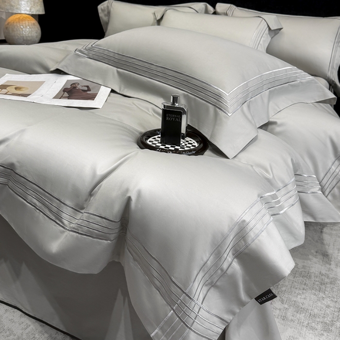 91家纺网 家纺一手货源 找家纺 （总）星蕴家纺 2026新款贡缎新疆长绒棉四件套-千寻