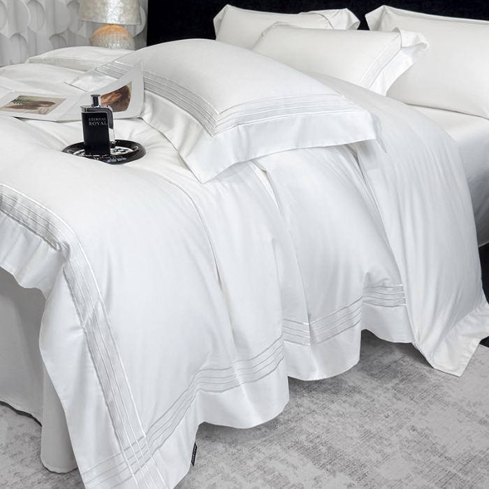 91家纺网 家纺一手货源 找家纺 （总）星蕴家纺 2026新款贡缎新疆长绒棉四件套-千寻