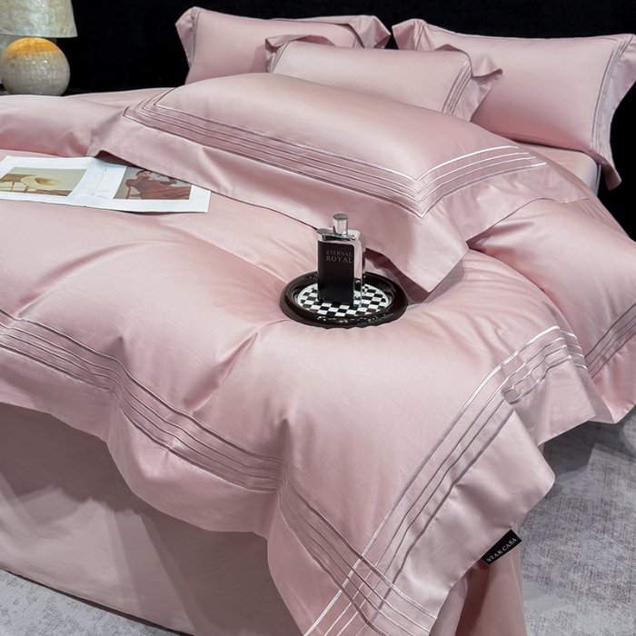 91家纺网 家纺一手货源 找家纺 （总）星蕴家纺 2026新款贡缎新疆长绒棉四件套-千寻