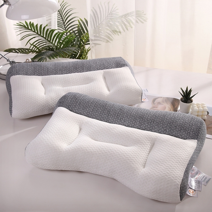 91家纺网 家纺一手货源 找家纺 （总）熙朵梦家纺 2026新品SPA牵引护颈枕零压颈椎枕芯学生枕头家用枕