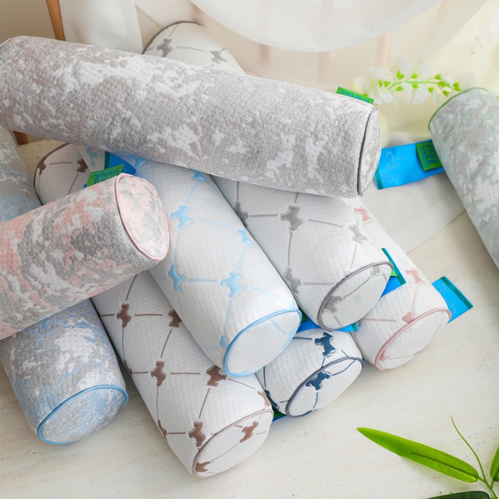 91家纺网 家纺一手货源 找家纺 （总）仁宇枕业 2026新款马上有钱圆形糖果护腰护颈枕腰枕头枕夏凉枕头枕芯