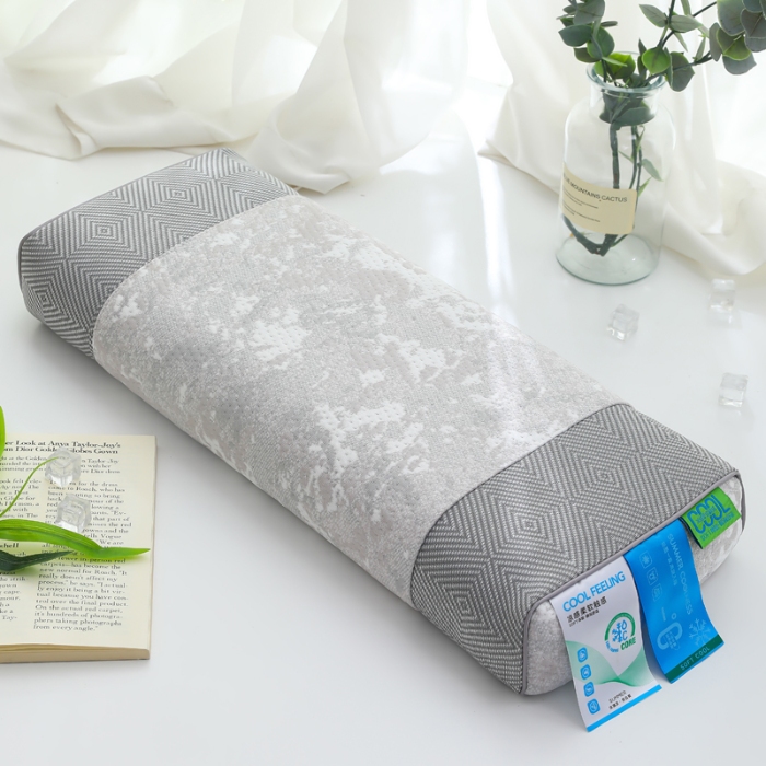 91家纺网 家纺一手货源 找家纺 （总）仁宇枕业 2026新款山水画夏凉宫廷枕头荞麦枕头枕芯