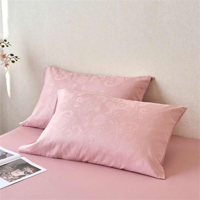 91家纺网 家纺一手货源 找家纺 （总）兰紫橙家纺 2026新款全棉贡缎提花四件套