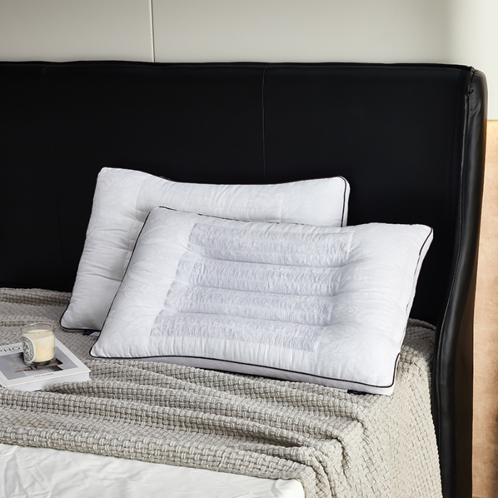 91家纺网 家纺一手货源 找家纺 （总）2026新款提花决明子枕天丝棉枕头枕芯