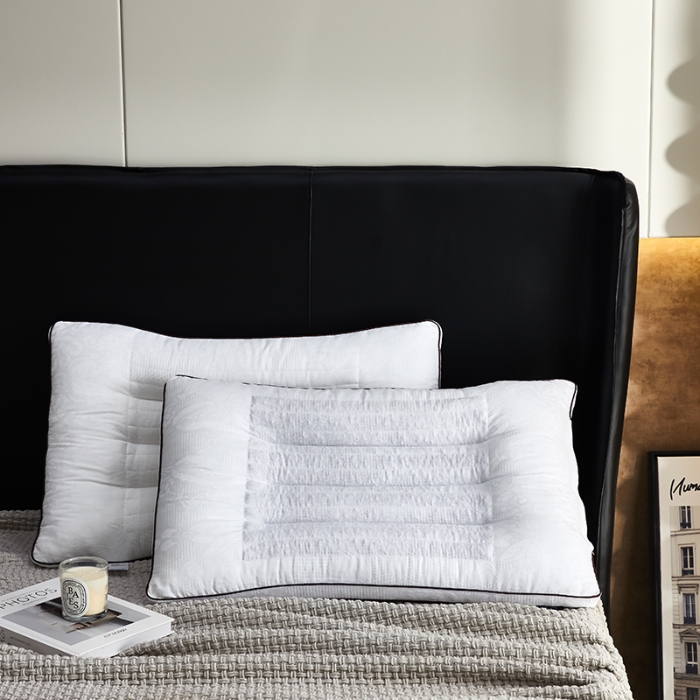 91家纺网 家纺一手货源 找家纺 （总）2026新款提花决明子枕天丝棉枕头枕芯