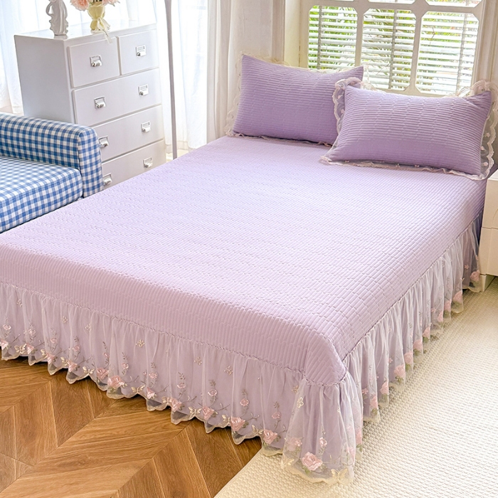 91家纺网 家纺一手货源 找家纺 （总）苏米娜家纺SUMINA 2026新款A类锦氨凉感公主风夏被凉席四件套