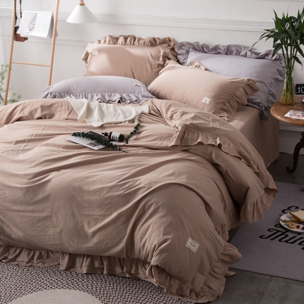 91家纺网 家纺一手货源 找家纺 （总）卡姿家纺 水洗棉系列四件套