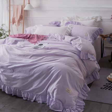 91家纺网 家纺一手货源 找家纺 （总）卡姿家纺 水洗棉系列四件套