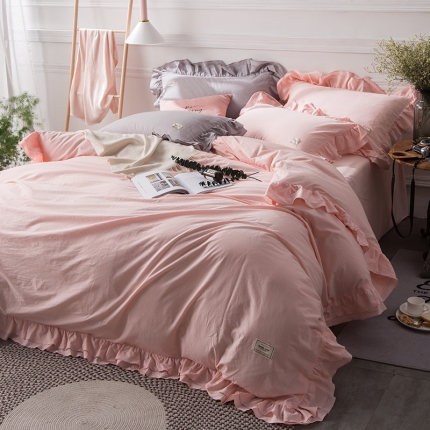 91家纺网 家纺一手货源 找家纺 （总）卡姿家纺 水洗棉系列四件套