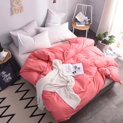 91家纺网 家纺一手货源 找家纺 （总）恩和家纺 全棉13372纯色系列单品被套