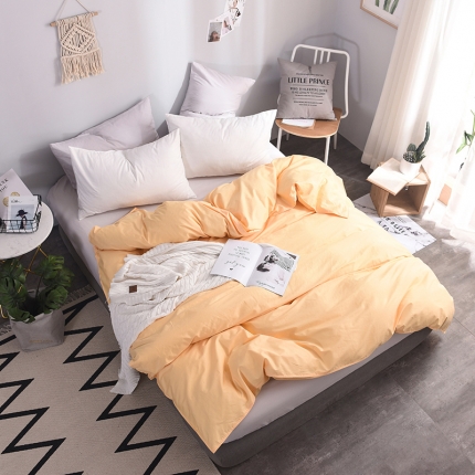 91家纺网 家纺一手货源 找家纺 （总）恩和家纺 全棉13372纯色系列单品被套