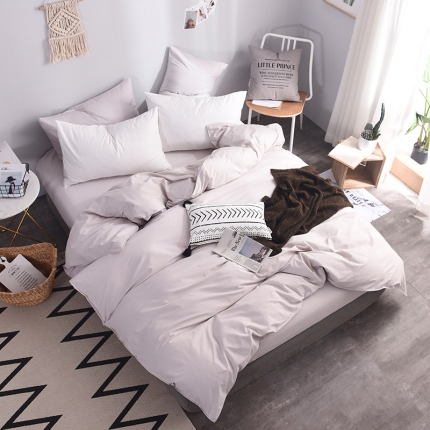 91家纺网 家纺一手货源 找家纺 （总）恩和家纺 全棉13372纯色系列单品被套